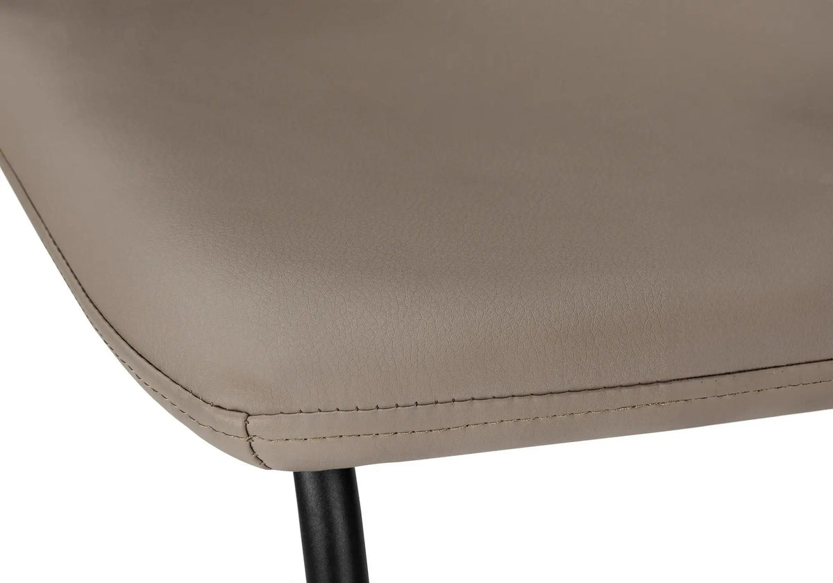 Bar Height Office Chair | Standing Desk Chair | Slim Metal Frame | Contemporary Design