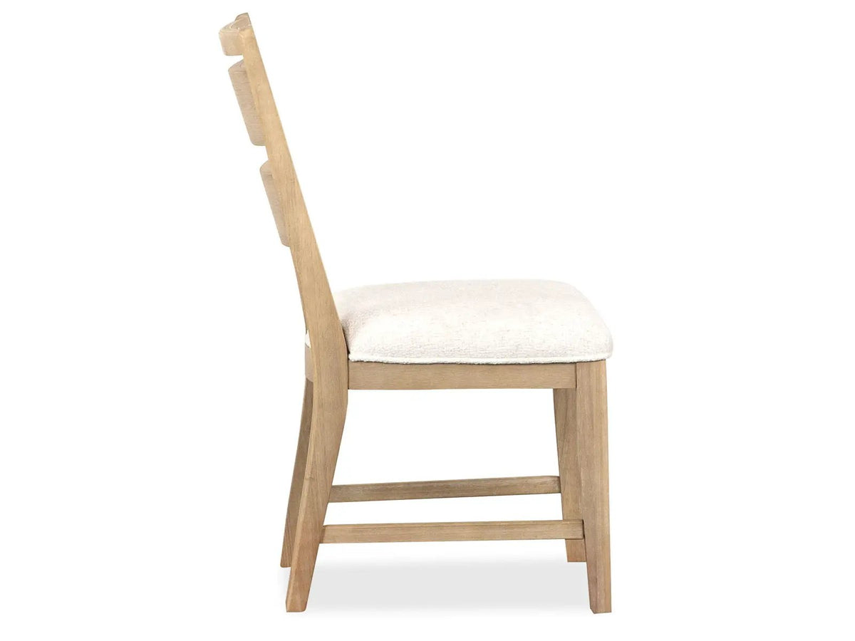Somerset Dining Side Chairs | Set Of 2 | Butternut And Omari Natural | Upholstered Seat