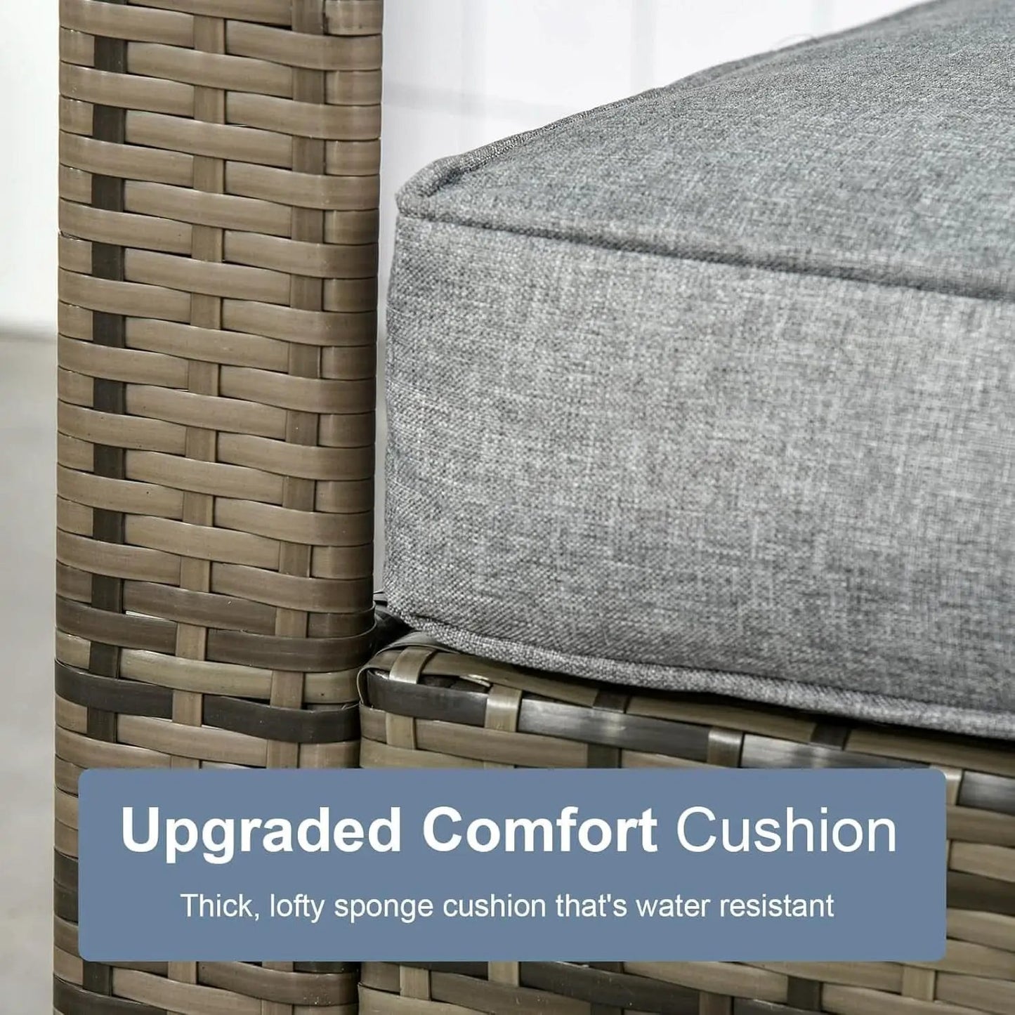 Three Piece Patio Furniture Set with Cushions and Table from PriceLows™