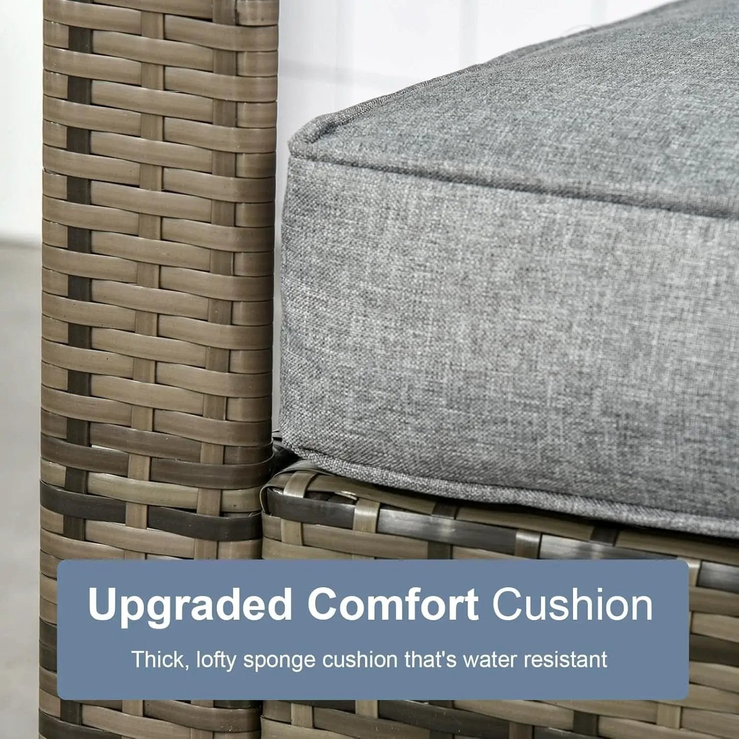 Three Piece Patio Furniture Set with Cushions and Table from PriceLows™
