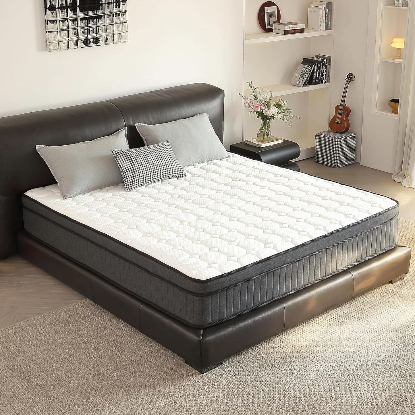 Queen Hybrid Mattress In Box CertipurUS Breathable from PriceLows™