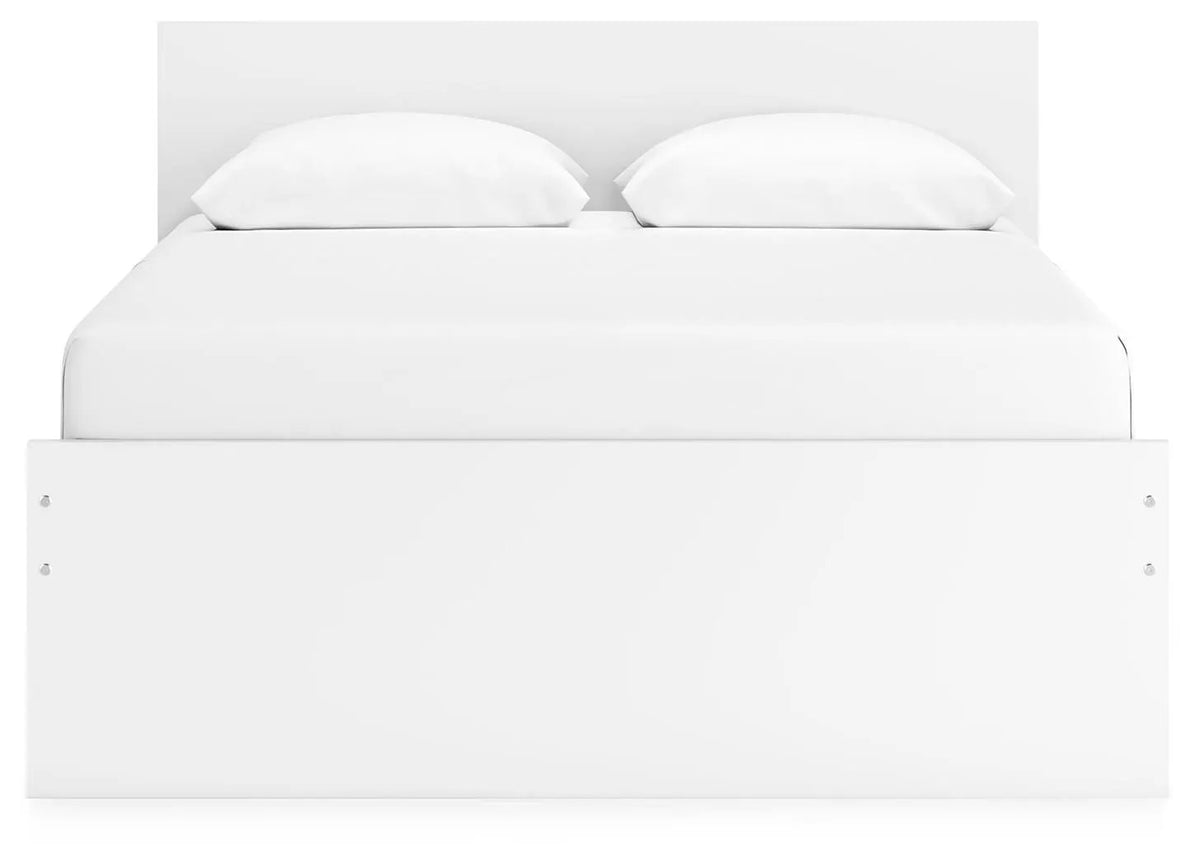 Onita Panel Platform Bed | Minimal Design | Ultra-Clean Lines | Easy-Elegant Solid Finish