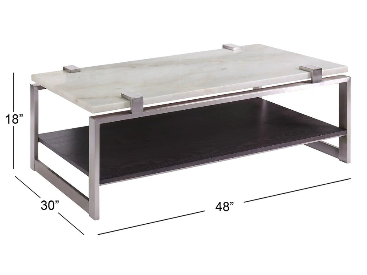 Paradox Rectangular End Table | 26 Inch Length | Modern Lifestyle Design | 24 Inch Height