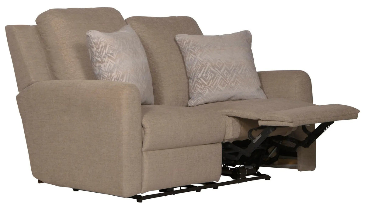 Calvin Reclining Loveseat | 4 Pieces | Chenille & Fabric | Living Room