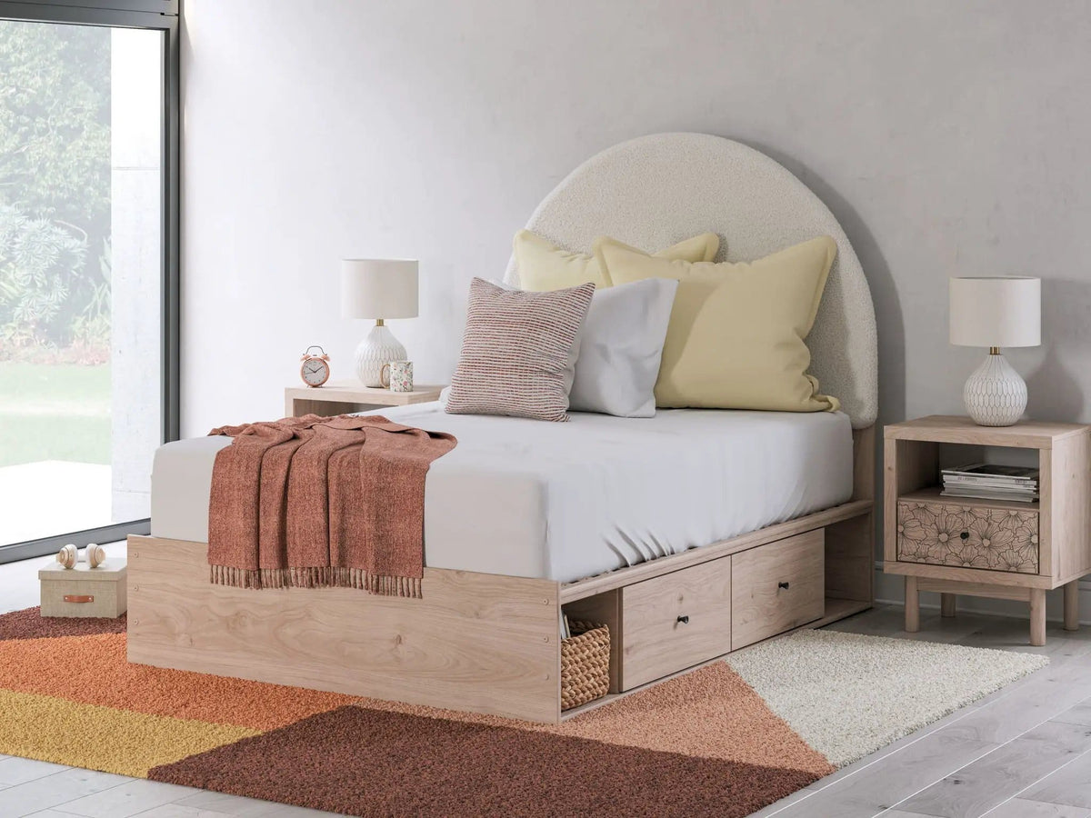 Arloster Upholstered Panel Bed | 6 Pieces | Bedroom Furniture | Bedroom