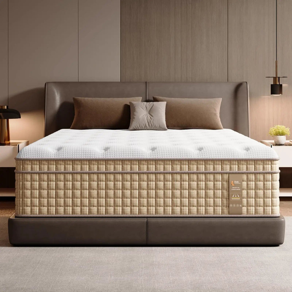 14" Hybrid Mattress With Innerspring & Gel Memory Foam | 2 Pieces | Bedroom Furniture | Bedroom
