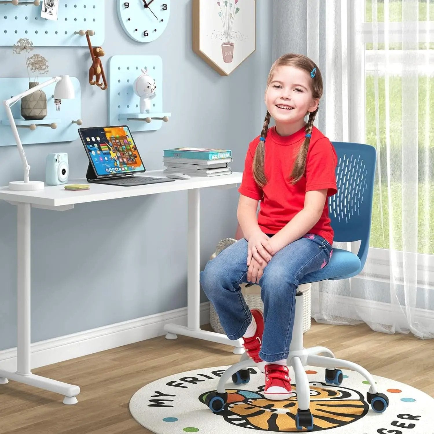 Height Adjustable Kids Desk Chair With Lumbar Support from PriceLows™