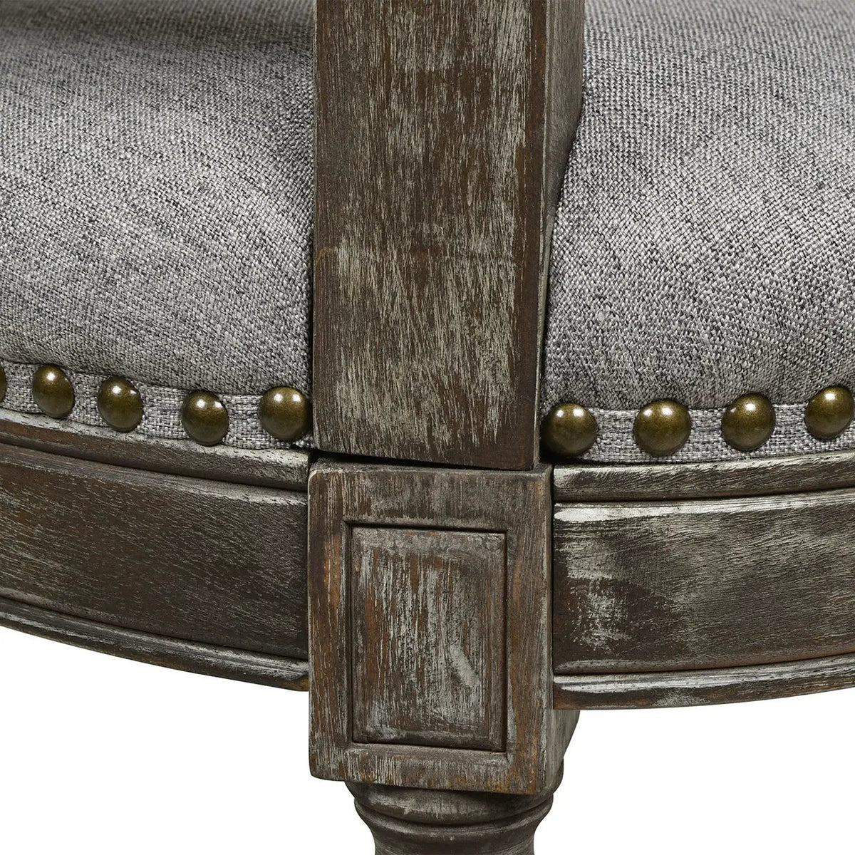 Triomphe Rattan Counter Bar Stool | French Country Style | High Back Armless | Wicker Weave