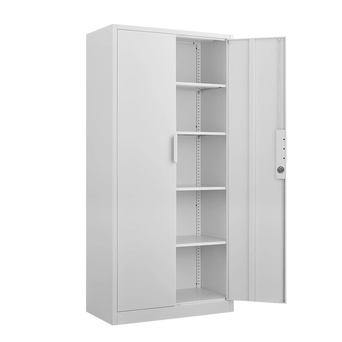 File Cabinet | Two Door | Four Adjustable Shelves | Heavy Duty Steel