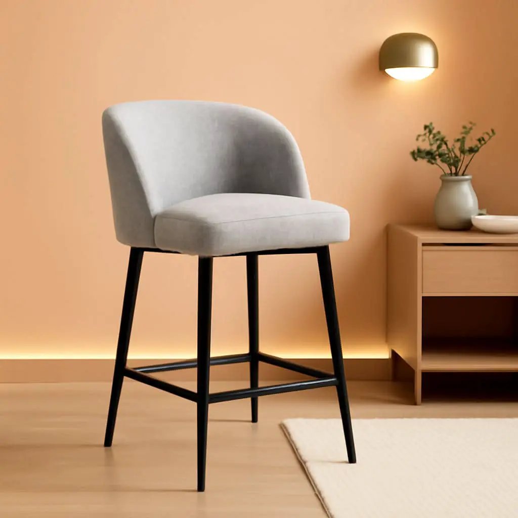 Counter Height Bar Stools Set of 3 26 Inch Seats 360 Swivel from PriceLows™