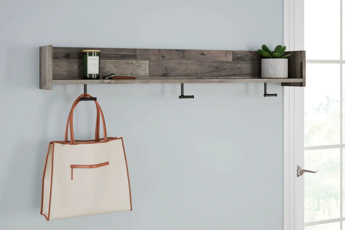 Neilsville Wall Mounted Coat Rack | Three Sturdy Hooks | Minimalist Contemporary Look | 52.75 Inch Length