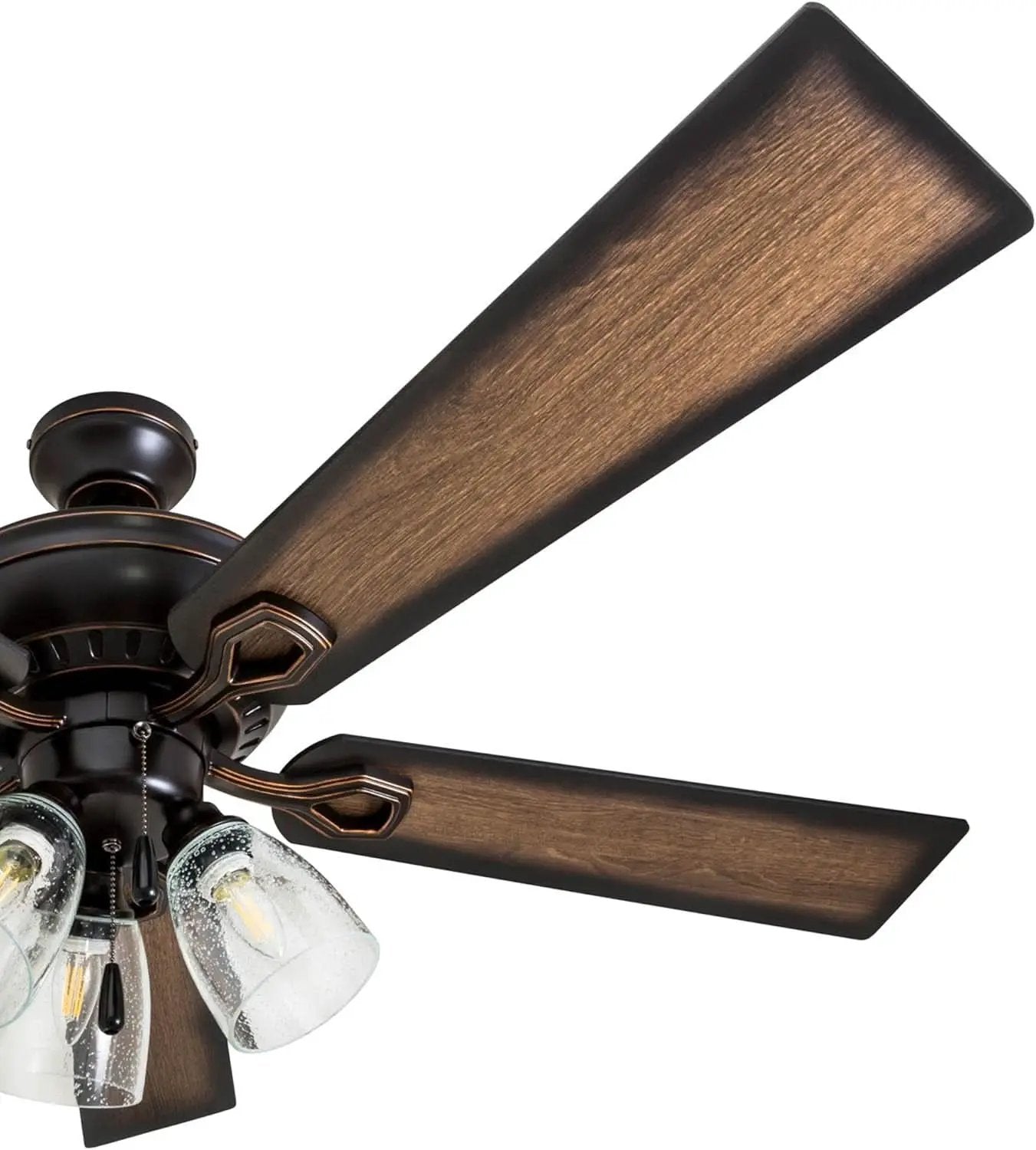 52 Inch Farmhouse LED Ceiling Fan Oil Rubbed Bronze from PriceLows™