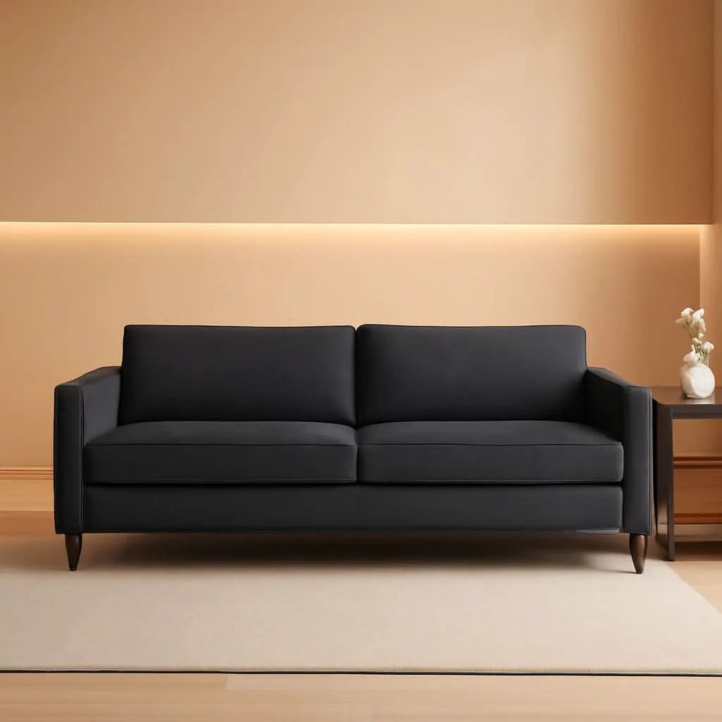 Heather Grey Fabric Sofa With Modern Design And Durable from PriceLows™