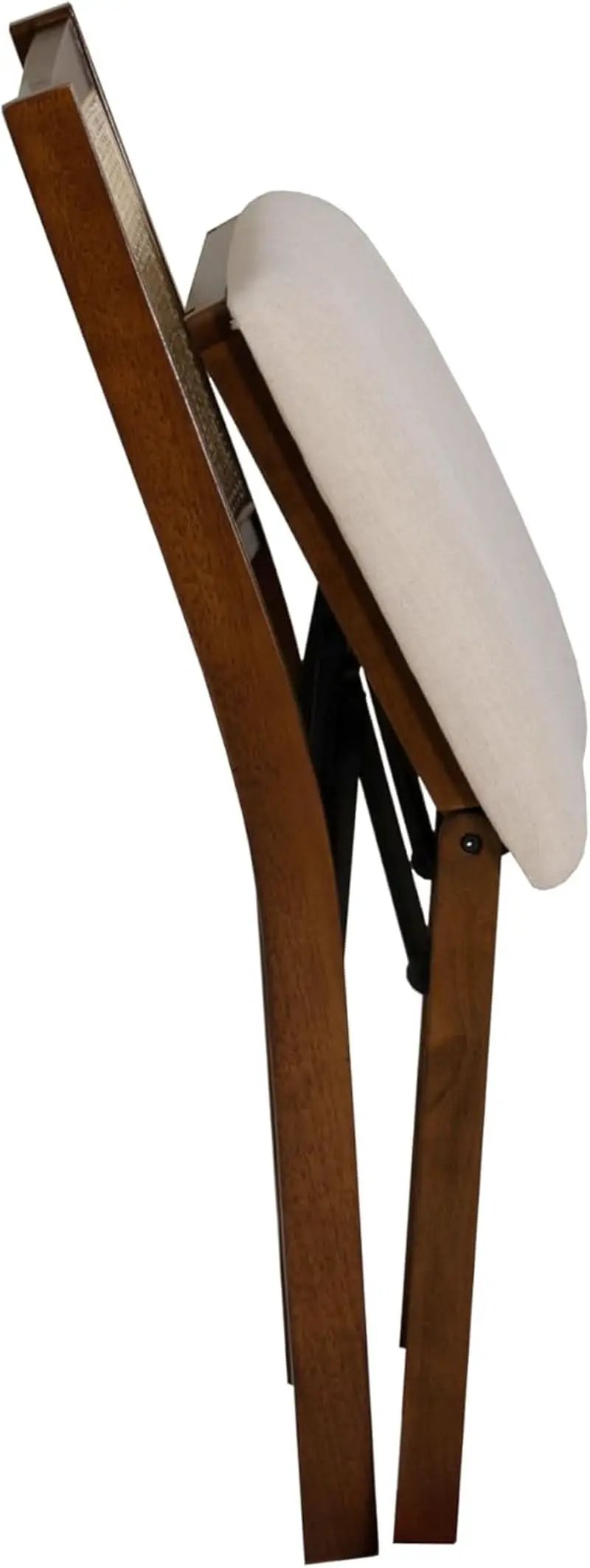 Kasi Brown Natural Rattan Cane Foldable Dining Side Chair from PriceLows™
