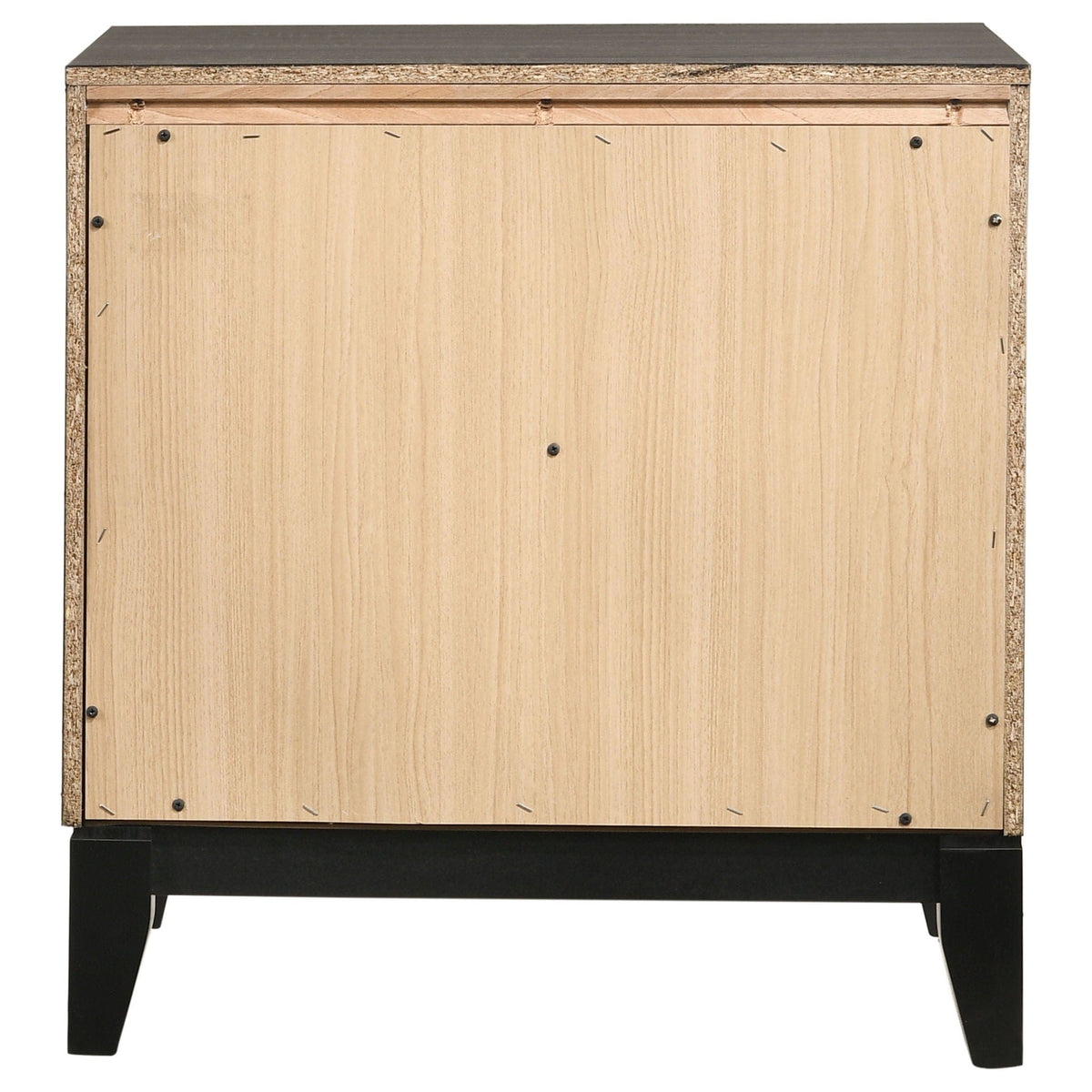 Watson 2-drawer Nightstand Grey | 23.5 x 16.25 x 24.75 in | Rubberwood & Engineered Wood | Oak