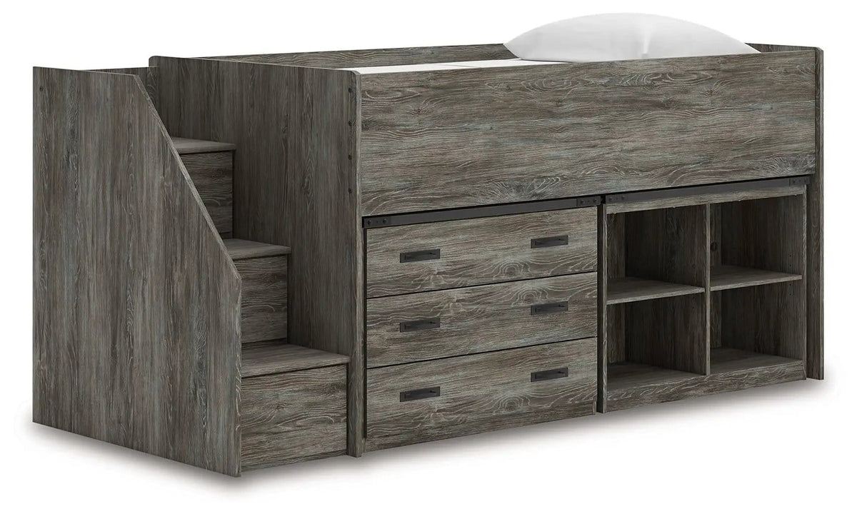 Frandern Loft Bed | 6 Pieces | Metal | Bedroom