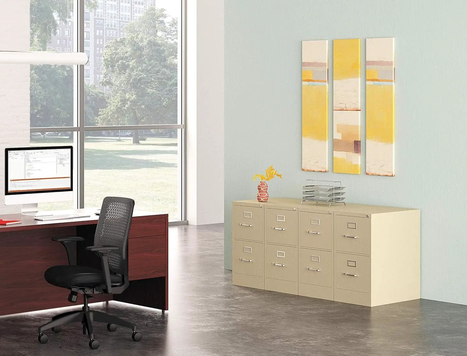 Two Drawer Filing Cabinet 510 Series Full Suspension 29x15 from PriceLows™