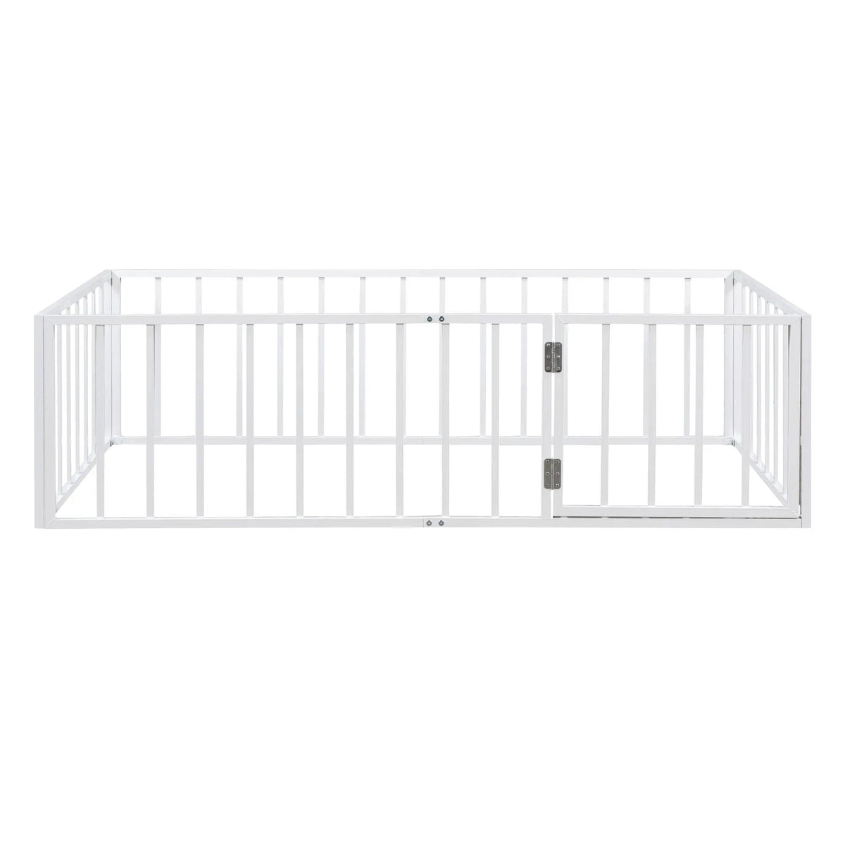 Metal Floor Bed Frame | Raised Fence Gate | Low Platform Design