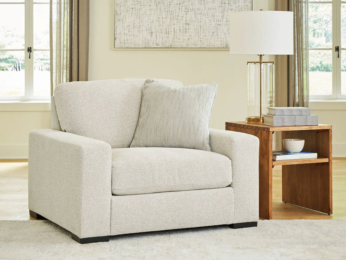 Chair And A Half | Boucle Upholstery | Transitional Design | Linen