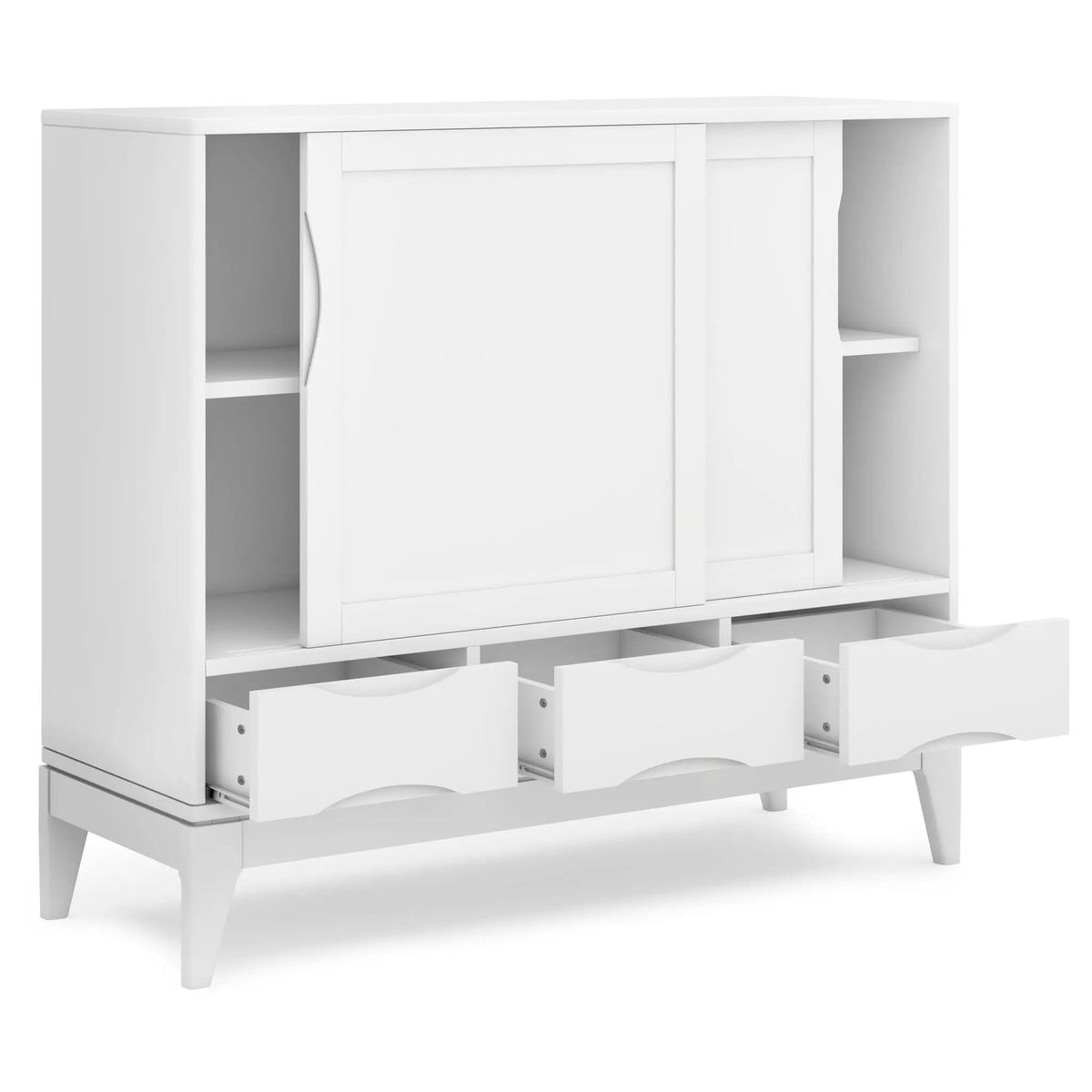 Harper Storage Cabinet | Medium Handcrafted Rubberwood | NC Lacquer Finish | Multipurpose Storage
