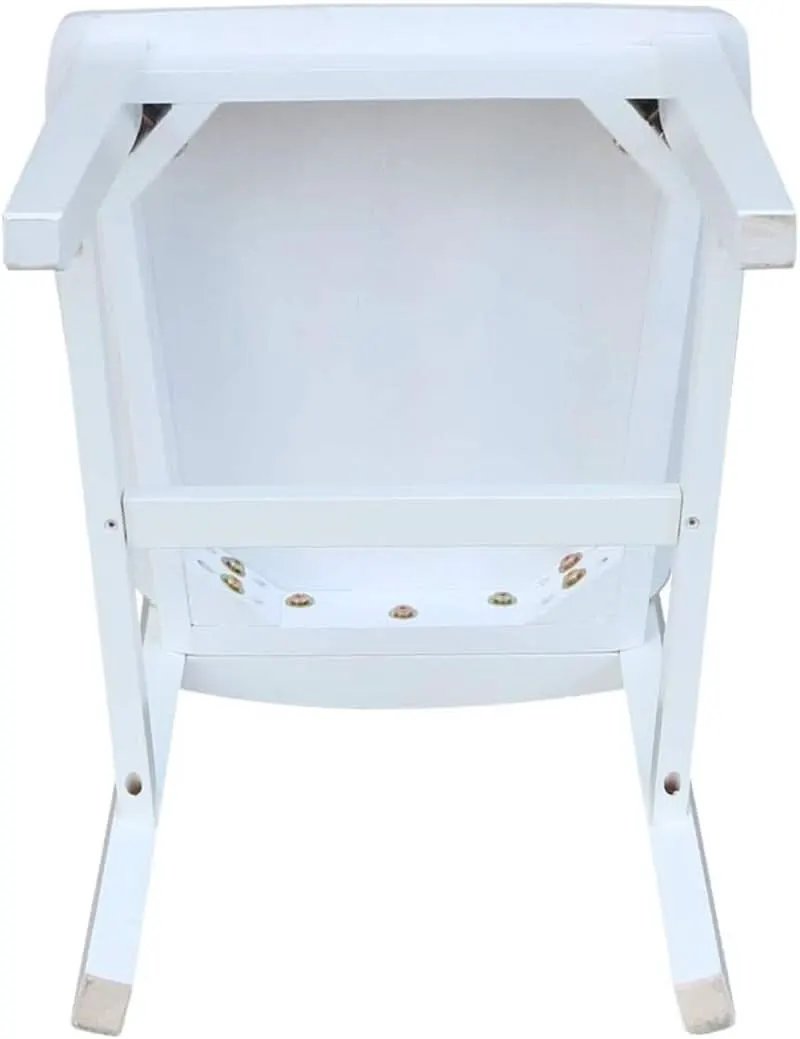 Set of Two White San Remo Splatback Dining Chairs from PriceLows™