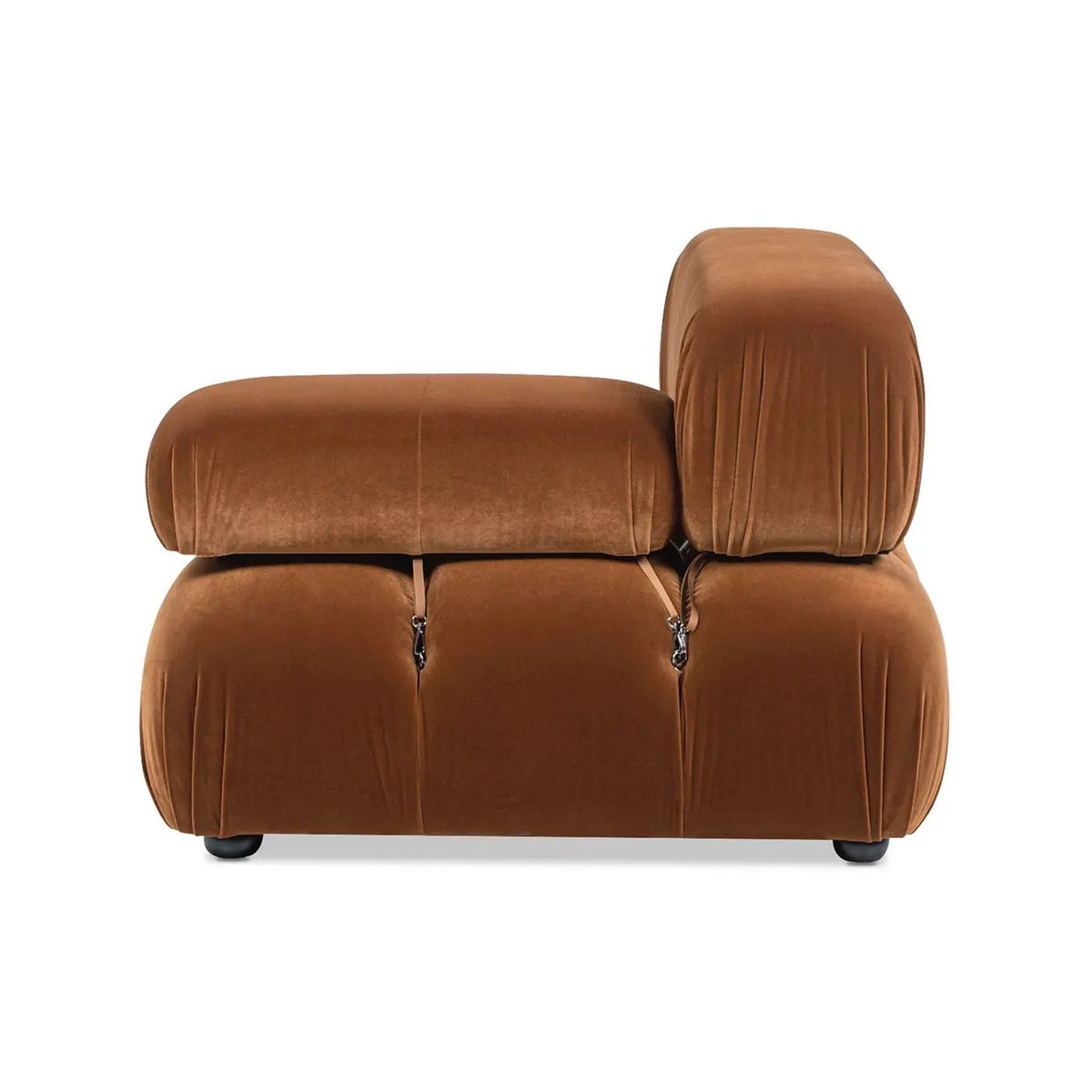 Marcel Bubble Modular Lounge Arm Chair | 15 Inch Low Seat | High-Density Foam | Modern Design