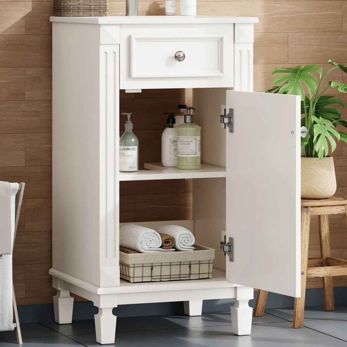 Bathroom Vanity | Solid Wood | Integrated Sink | Soft Closing Doors