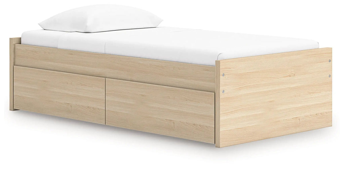 Platform Bed | Four Storage Drawers | Clean Minimal Design
