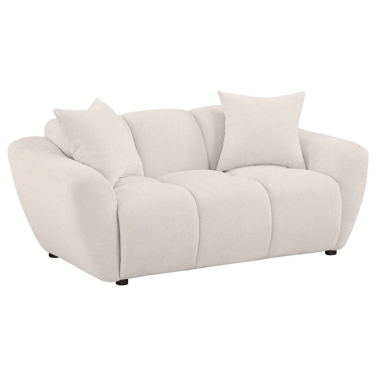 Destino 2-piece Chenille Splayed Arm Sofa Set Greige | 2-Piece Set | Chenille | Living Room