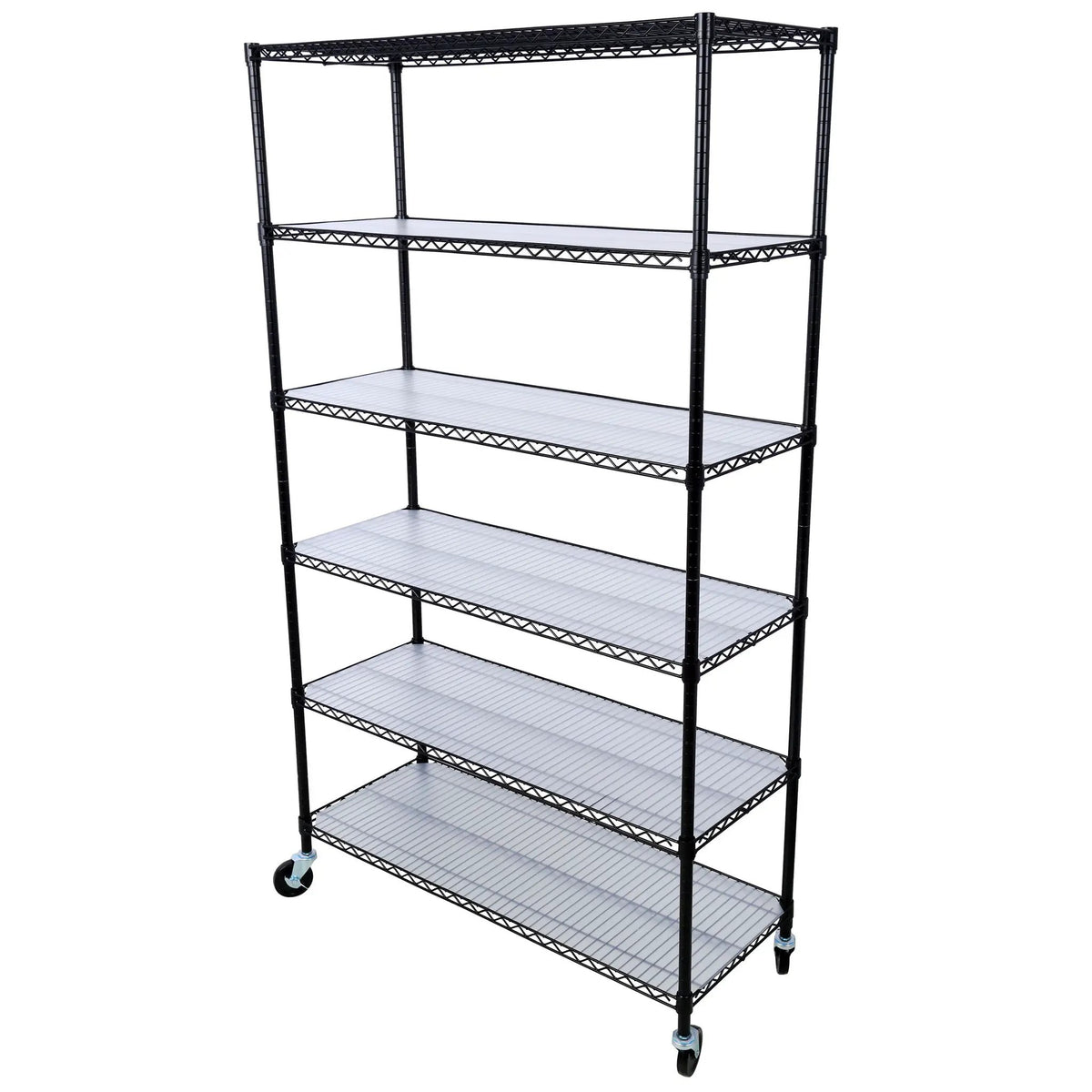 6 Tier Wire Shelving Unit | 6000 Lb Capacity | NSF Metal Rack | Adjustable Shelves