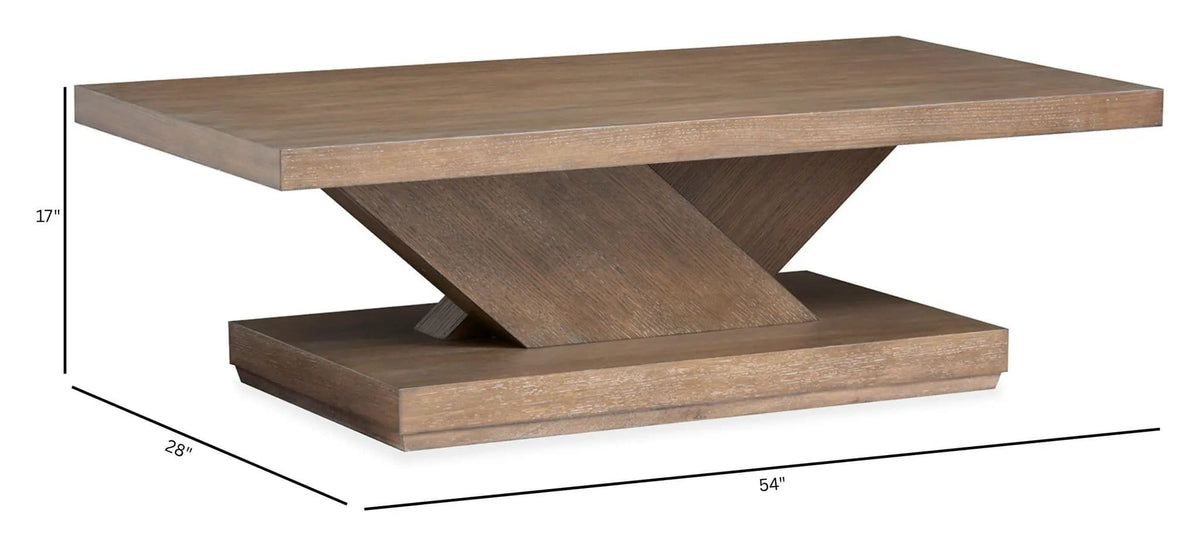 Lansbury Rectangular Table | 3 Pieces | Oak Veneer | Living Room