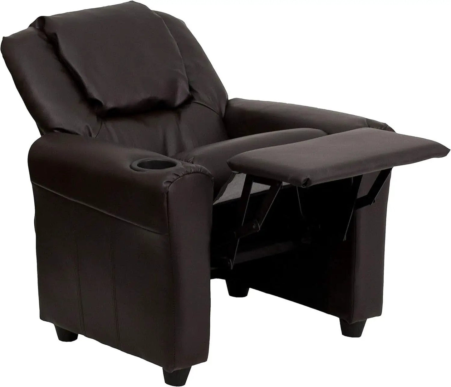 Vana Leathersoft Kids Recliner With Cup Holder And Headrest from PriceLows™