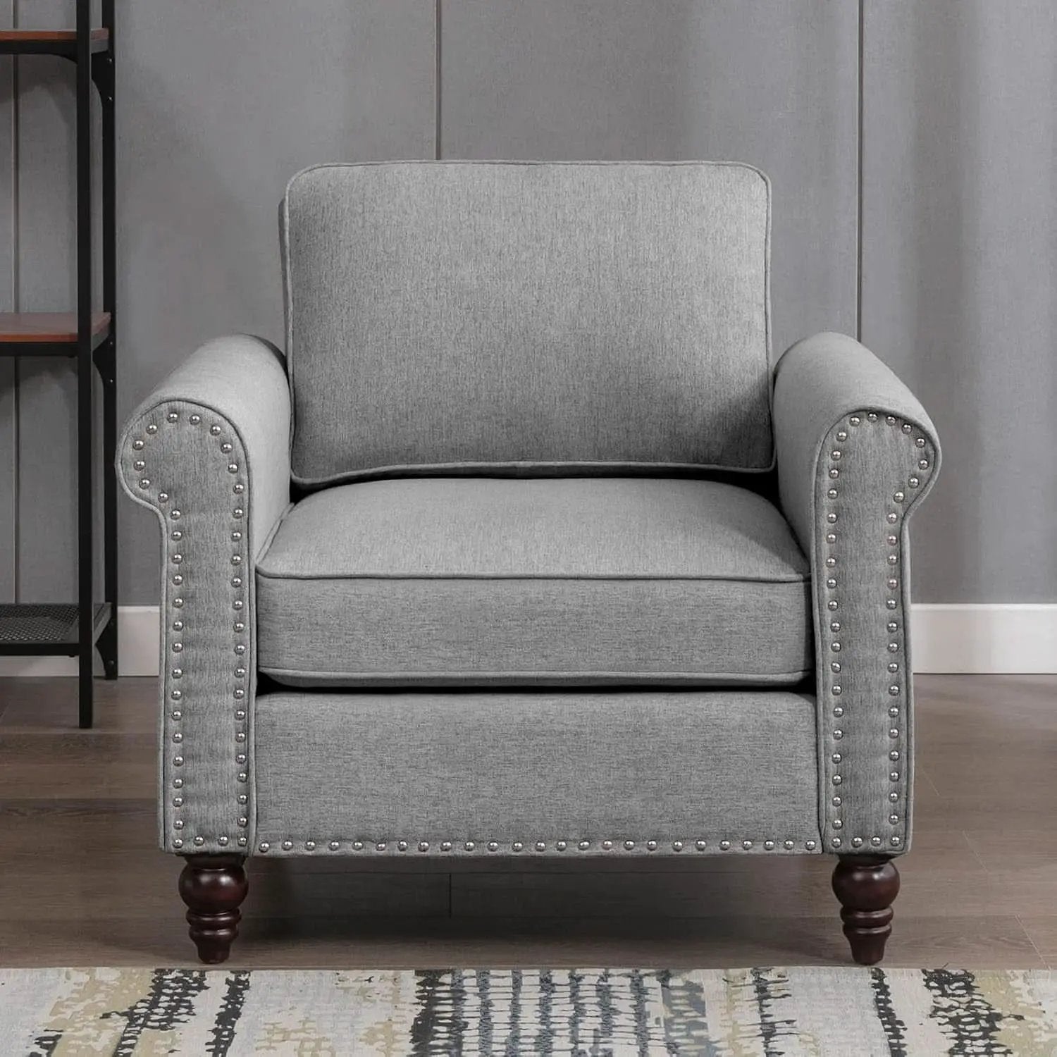 Light Grey Small Space Living Room Couch Set With Loveseat from PriceLows™