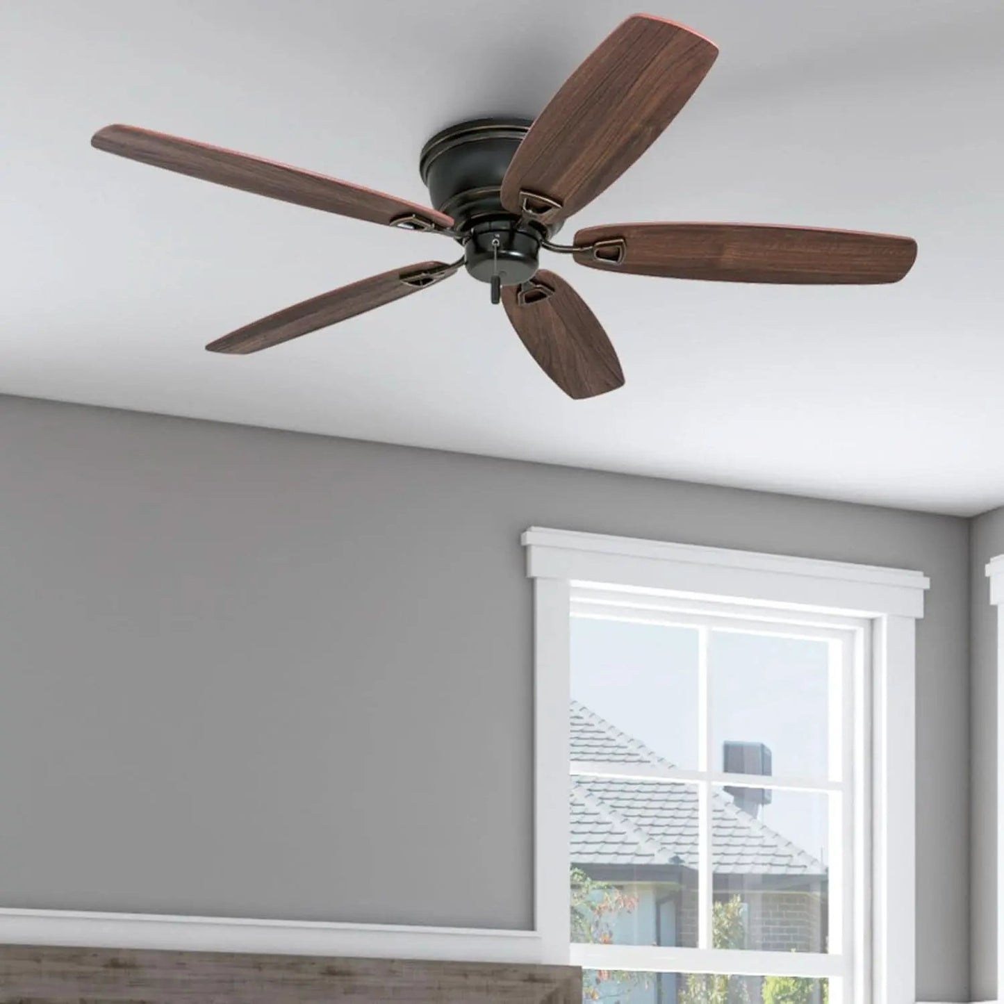 Oil Rubbed Bronze 52 Inch Ceiling Fan Reversible Motor from PriceLows™