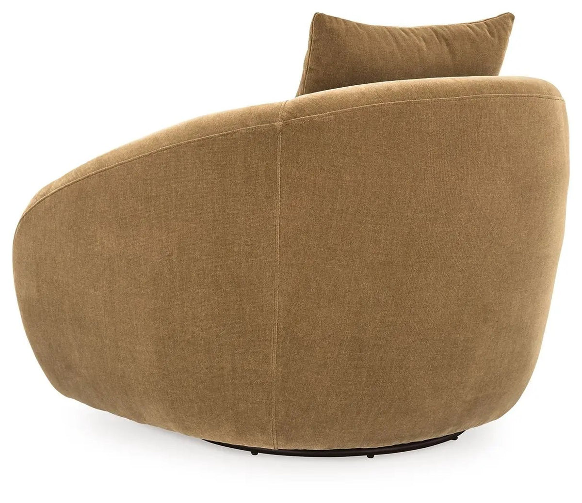 Yahya Swivel Accent Chair | Soft Velvet Upholstery | Reading Nook Seating | 39.5 Inch Length