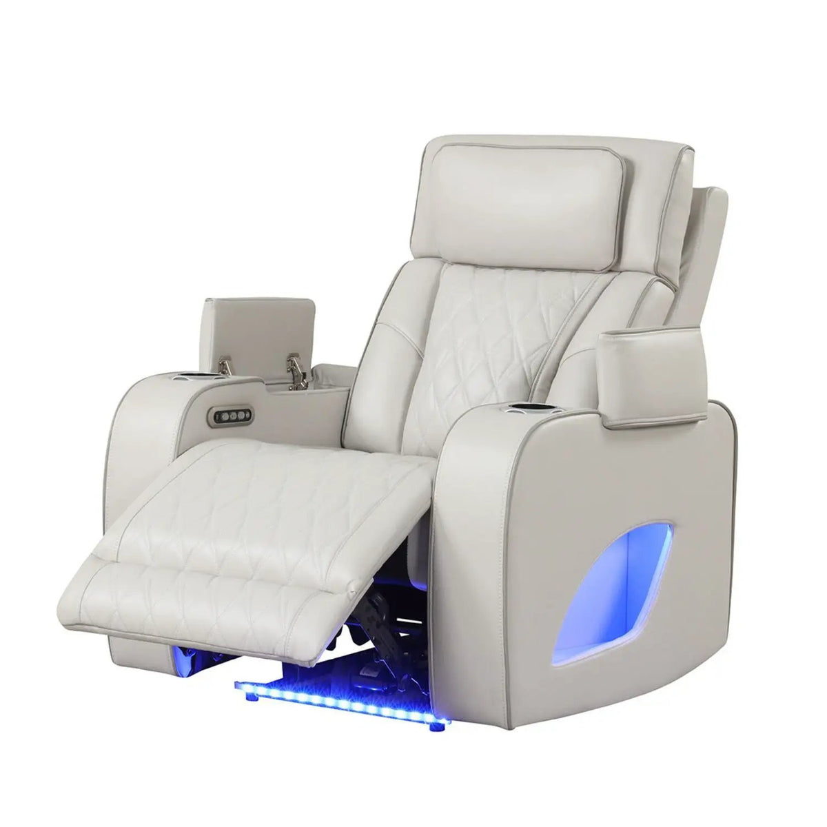 Power Reclining Chair | Vibrating Massage | LED Lighting