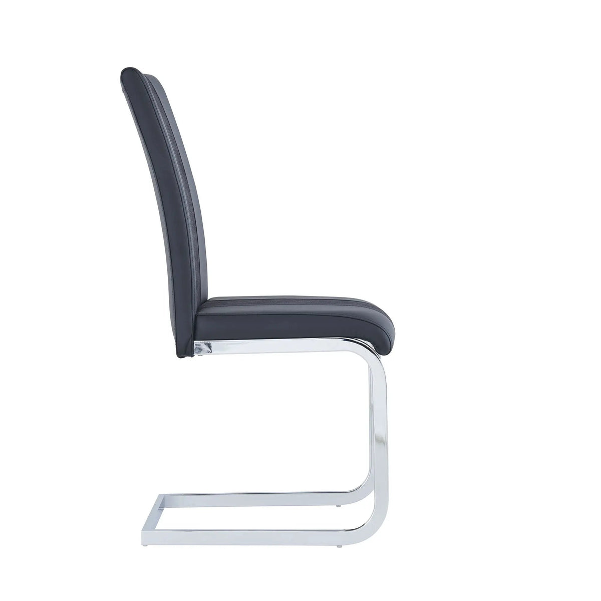 Altis Dining Chairs | Set Of 4 | C-Style Metal Legs | Padded Seats