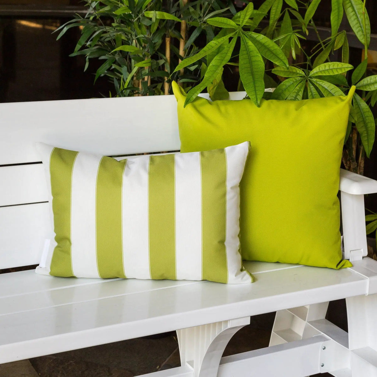 Horizon Stripe Pillow | Outdoor And Indoor Use | Water-Resistant Fabric | Removable Cover