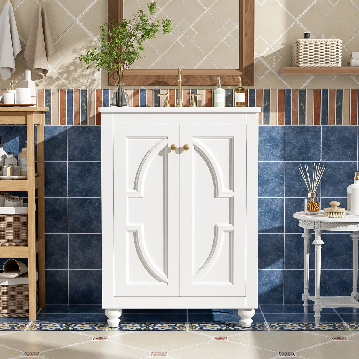 Bathroom Vanity | Soft Close Hinges | Back Open Design