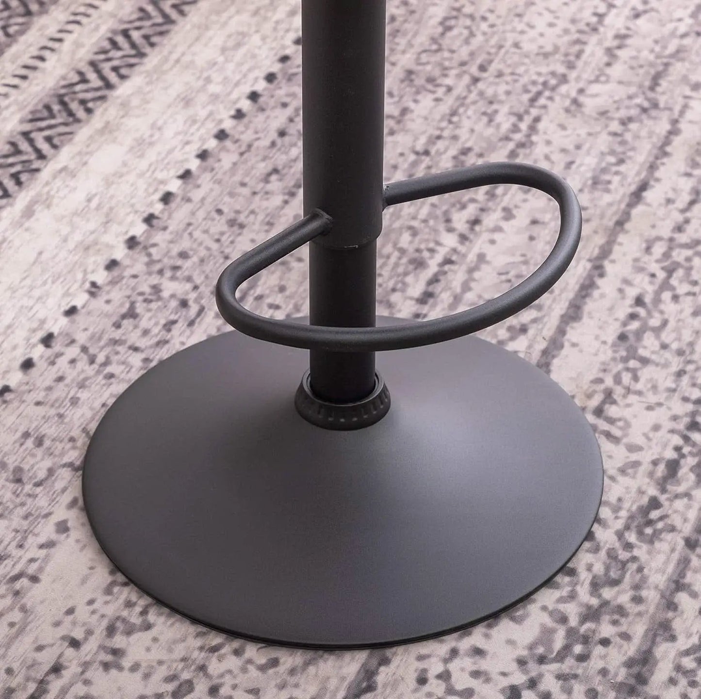 Weathered Gray Upholstery Adjustable Swivel Barstools Set from PriceLows™