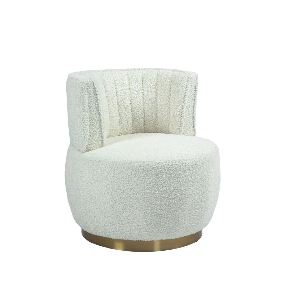 360 Degree Swivel Barrel Chair | Cuddle Accent Sofa Chair | Super Soft Fabric | Wrap-Around Barrel Back
