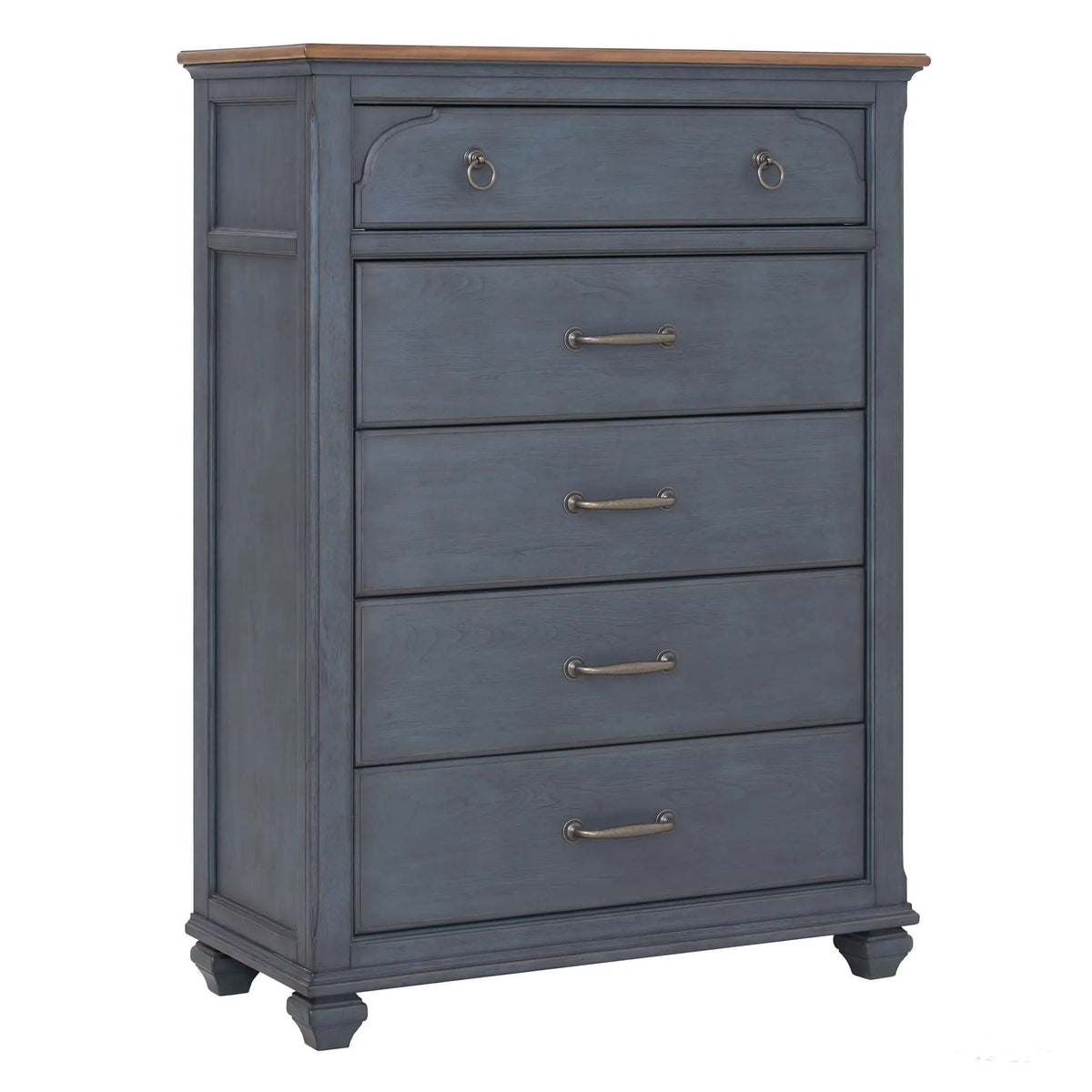 Chest Blue | 40 x 18 x 54 in | Wood | Living Room
