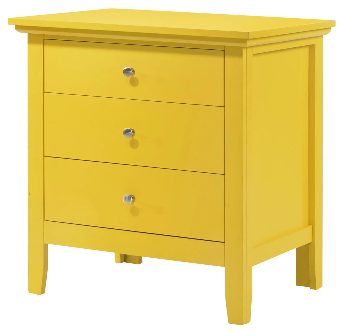 3 Drawer Nightstand | Real Wood Veneer | Dovetail Joints | Fully Assembled