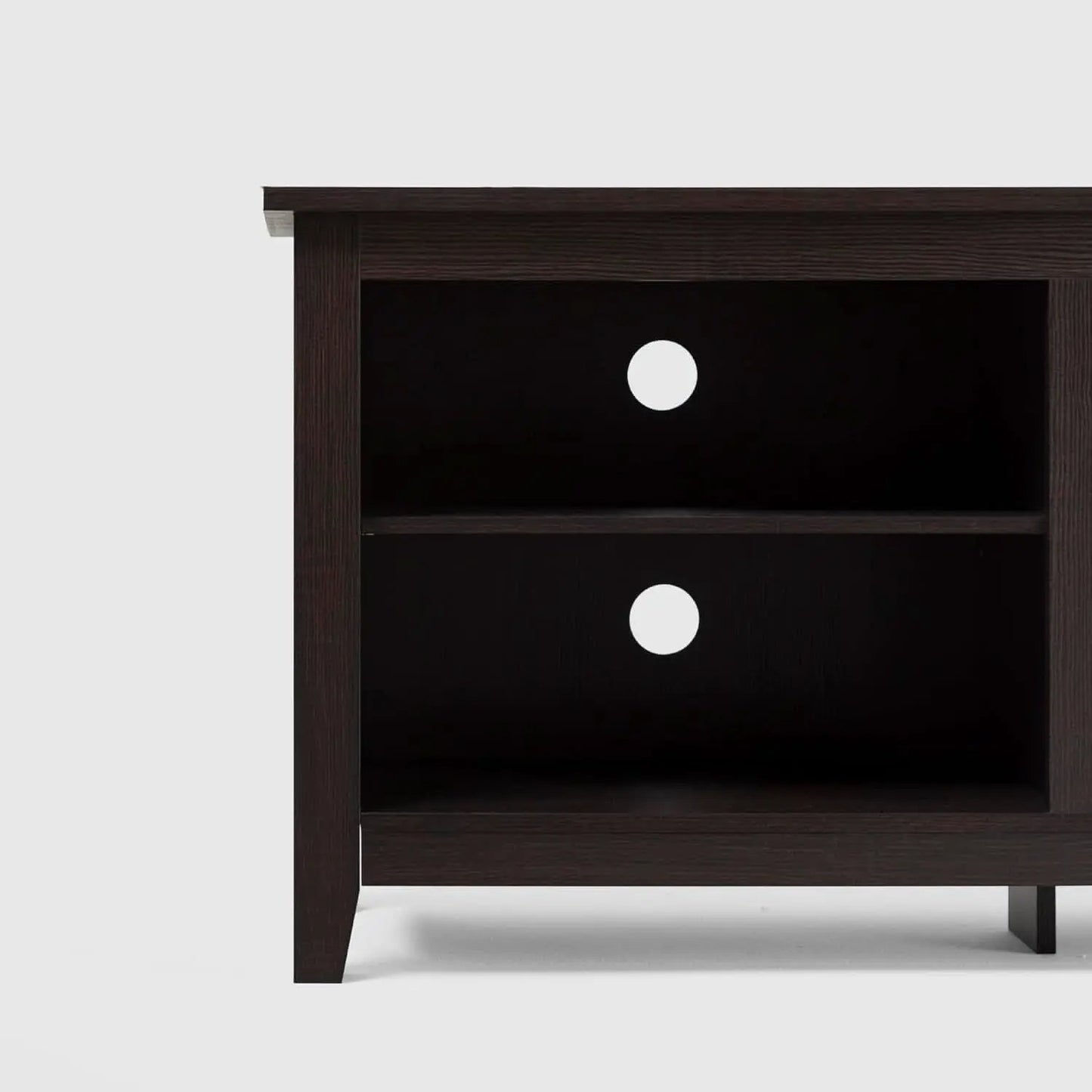 70 Inch TV Stand Espresso Finish With Adjustable Shelves from PriceLows™