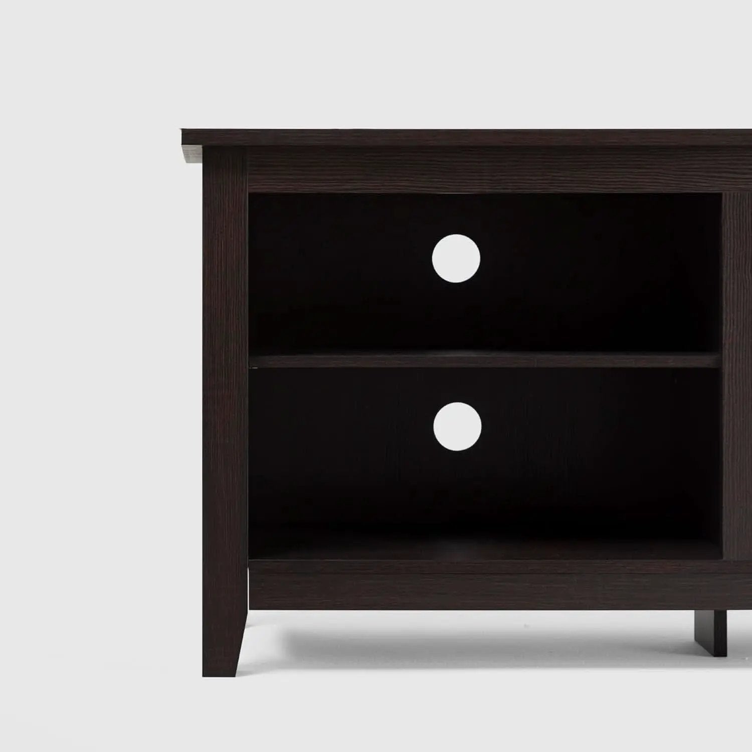 70 Inch TV Stand Espresso Finish With Adjustable Shelves from PriceLows™