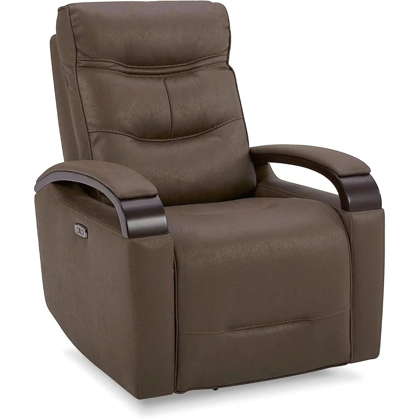 Chocolate Swivel Glider Rocker Recliner With USB Charging from PriceLows™