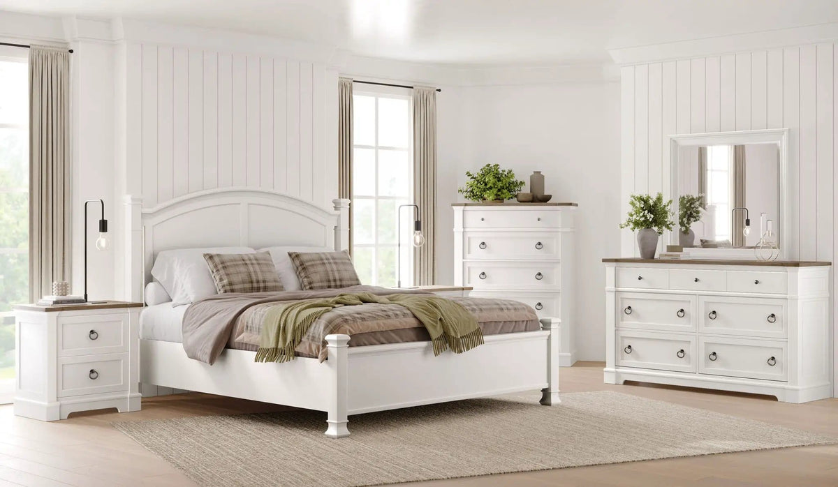 Kingston Panel Bed | 3 Pieces | Bedroom Furniture | Bedroom