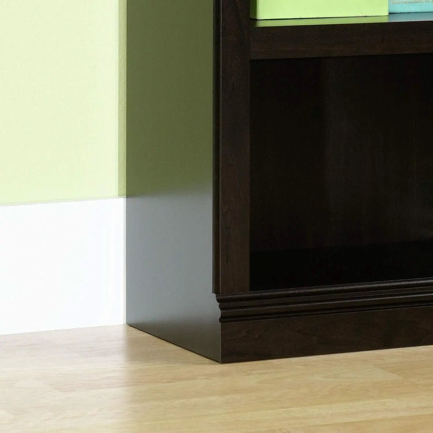 Three Shelf Bookcase In Jamocha Wood Finish 35.28In L 13.23In W 43.78In H from PriceLows™