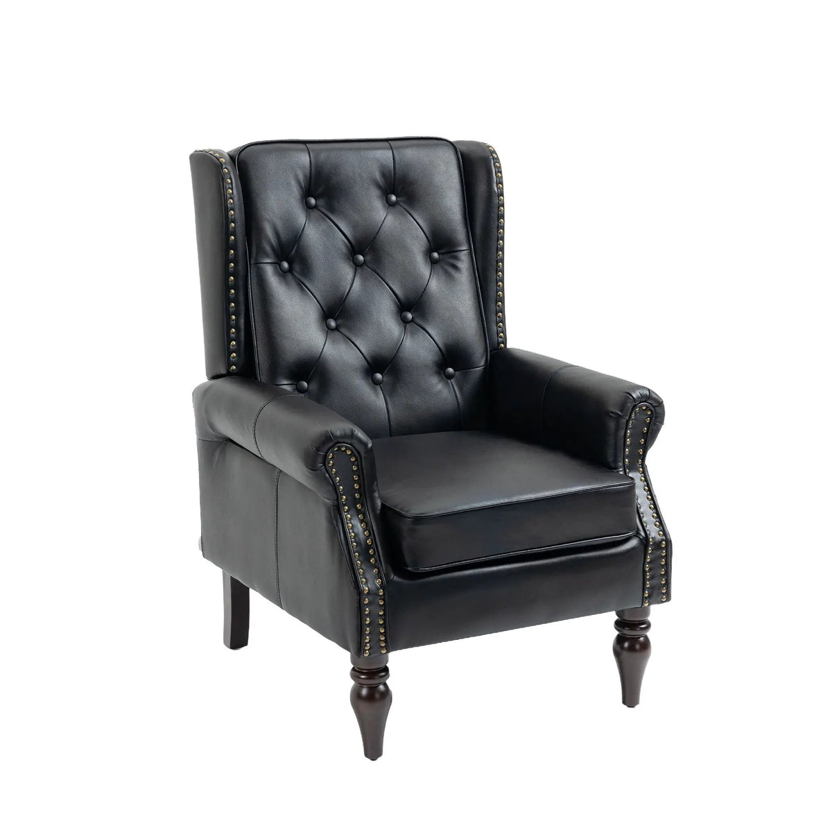 Modern Accent Armchair | Rubber Wood Legs | High Resilience Foam
