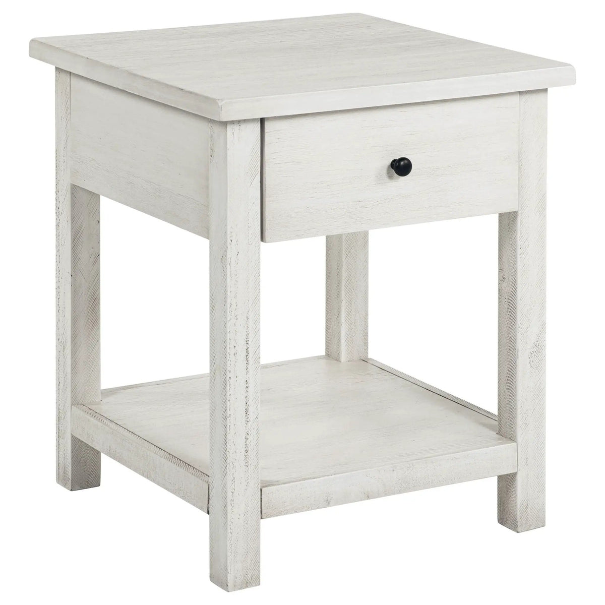 Payne 2-piece Coffee and 1-drawer End Table Set | 2-Piece Set | Engineered Wood & Veneer | White